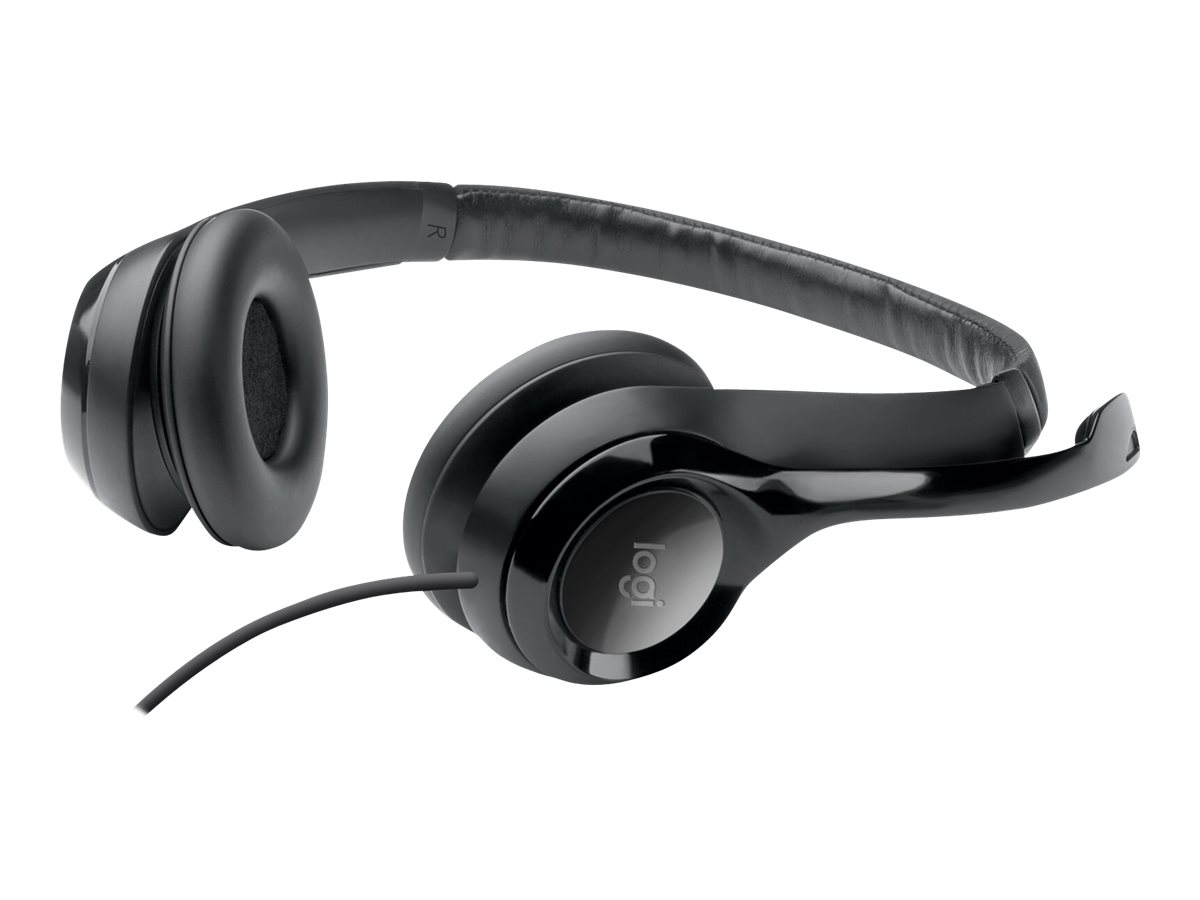 СЛУШАЛКИ LOGITECH H390 - Black - PN 981-000406