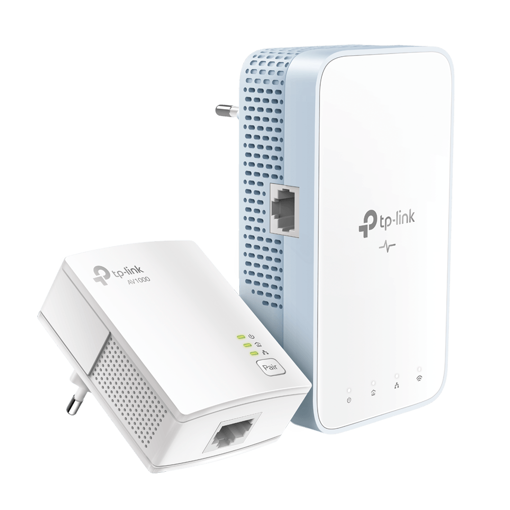 Powerline адаптер TP-LINK Powerline Station TL-WPA7517 Kit / TL-WPA7517 KIT - White - Multipack - PN TL-WPA7517 KIT