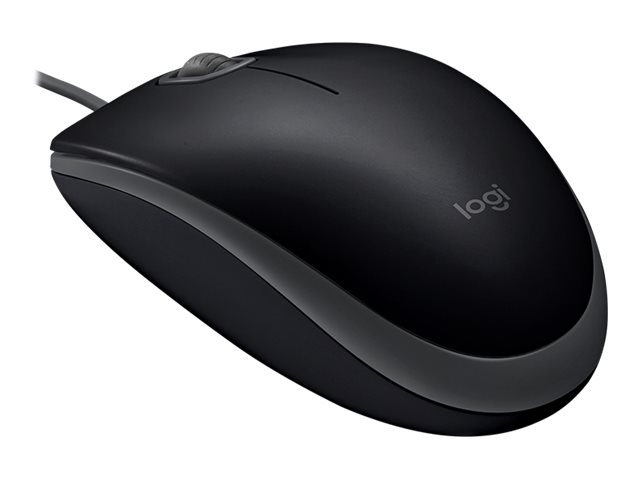 МИШКА LOGITECH B110 SILENT USB - Type-A - Оптична / Optical - 1000 dpi - Black - PN 910-005508