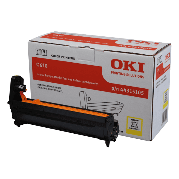 Барабанна касета за Oki C610DN/C610DTN/C610N/C610CDN - DRUM UNIT -  44315105 - Yellow - PN 44315105