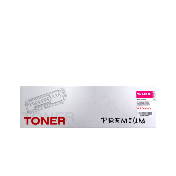 КАСЕТА ЗА BROTHER HL L8340CDW/L8230CDW/L8240CDW/L3220CW/L3520CDW/L8390CDW/L3740CDW/L3560CDW - Magenta - TN248M (TN-248M) - PN BT-TN248M - NEOMAX