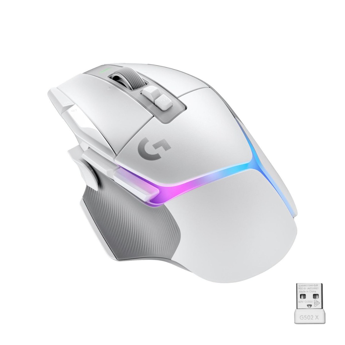 Гейминг мишка Logitech Mouse G502 X Plus Lightspeed / 910-006171 - White - PN 910-006171
