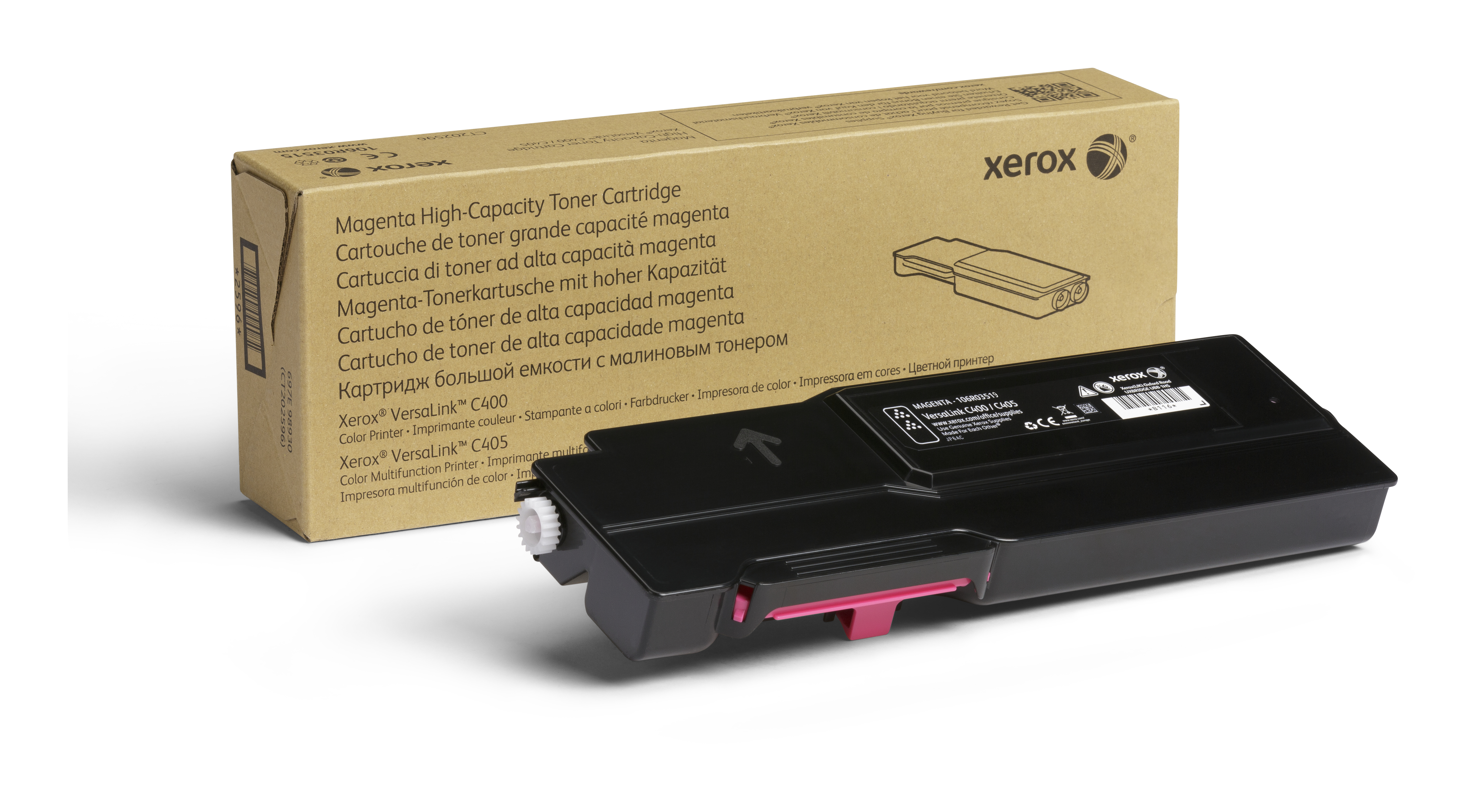 Тонер касета за Xerox VersaLink C400/C405 Series - Toner - 106R03519 - Magenta - XL - PN 106R03519