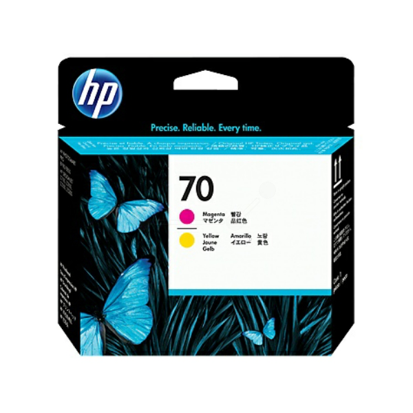 ГЛАВА (PRINTHEAD) ЗА HEWLETT PACKARD Photosmart Pro B9180 Professional Photo Printer/Designjet Z2100/Z3100/Z3200/Z5200 - Magenta and Yellow Printhead - /70/ - PN C9406A