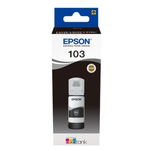 БУТИЛКА МАСТИЛО ЗА EPSON L1110/L3100/L3101/L3110/L3150/L5190 - /103/ - EcoTank - Black - Ink Bottle - PN C13T00S14A