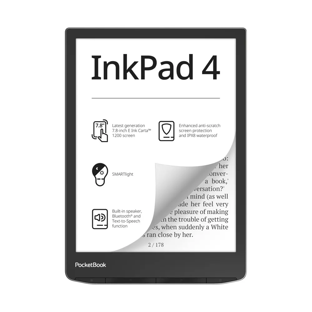 Електронен четец PocketBook eBook Reader InkPad 4 EU L - PN PB743G-U-WW
