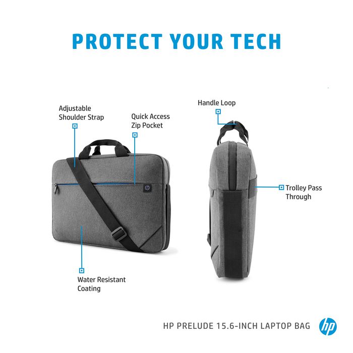 Модулен калъф за лаптоп HP Notebook bag Prelude 15" / 2Z8P4AA - Gray L - PN 2Z8P4AA