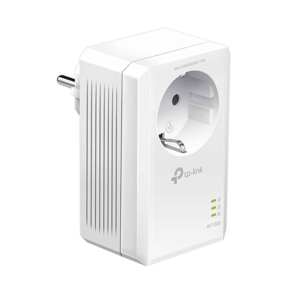 Powerline адаптер TP-LINK Powerline Station TL-PA7017P Kit / TL-PA7017P KIT - White - Multipack - PN TL-PA7017P KIT