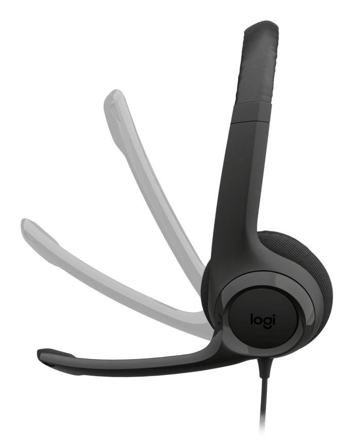 Слушалки Logitech Headset H390 / 981-001576 Black - PN 981-001576