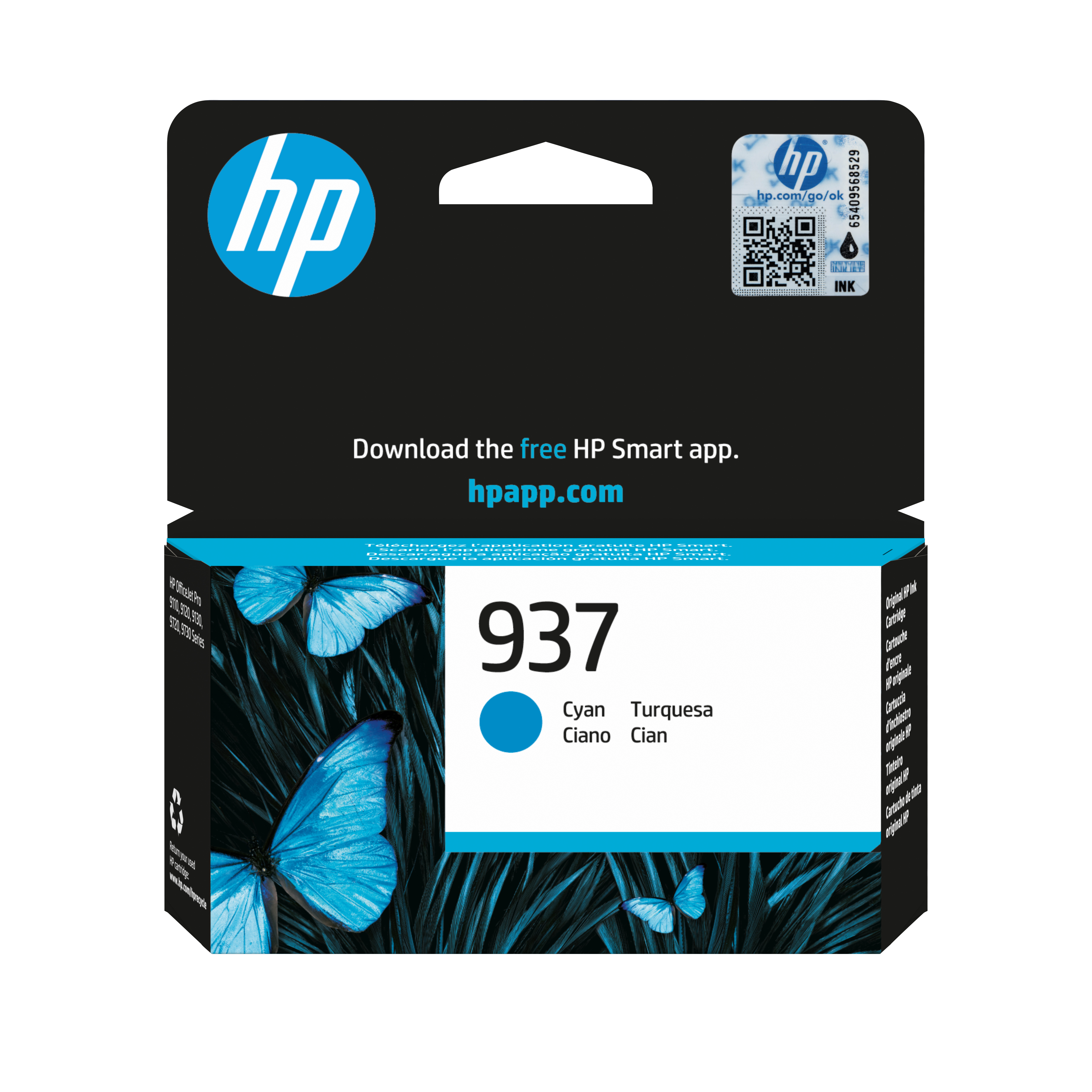 ГЛАВА ЗА HP OfficeJet Pro 9120/Pro 9120/9100/9700 Series - Ink - /937/ / 4S6W2NE - Cyan - PN 4S6W2NE