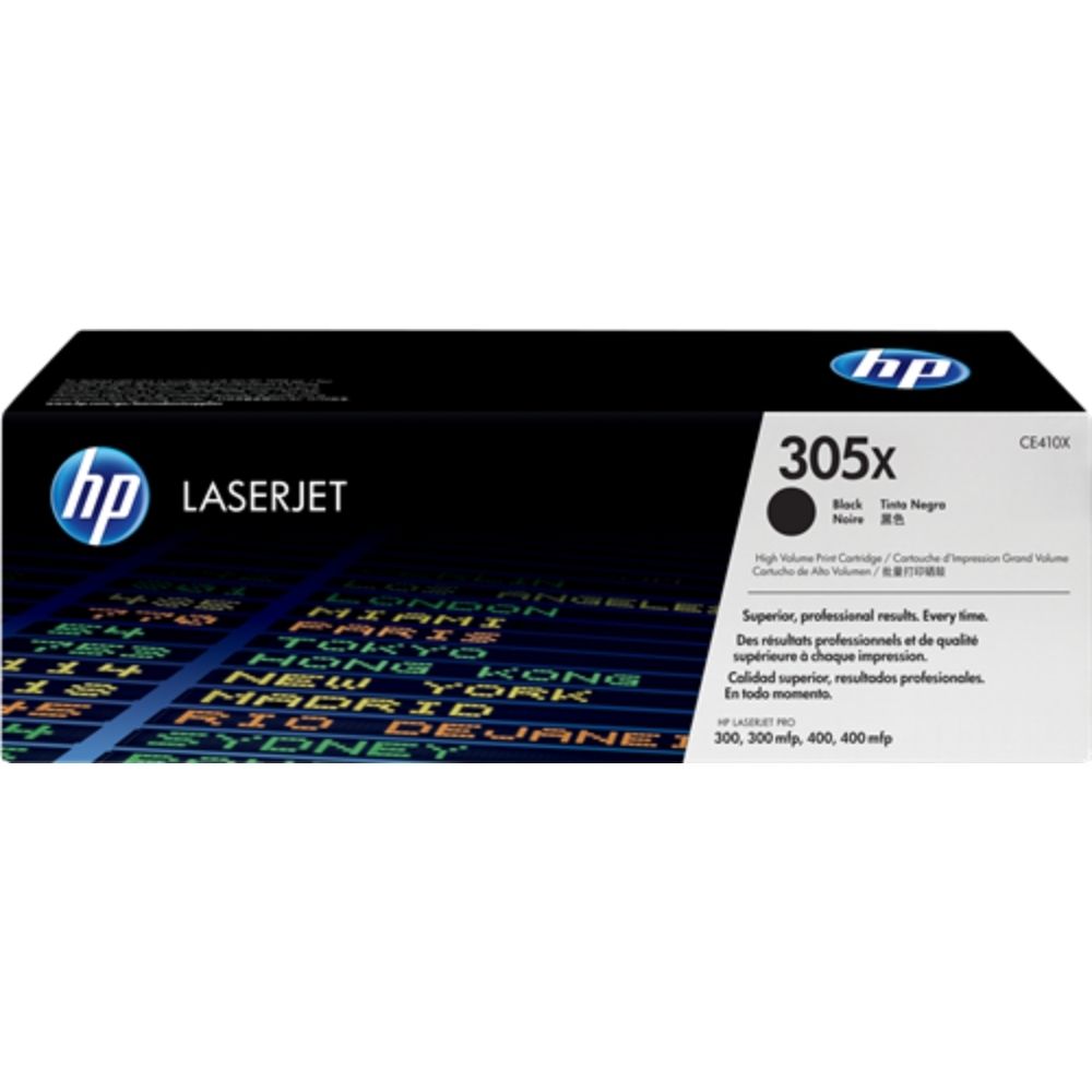 КАСЕТА ЗА HP Color Laserjet PRO 300/400 Color Printer/MFP series - HIGH CAPACITY - Black - /305X/ - PN CE410X