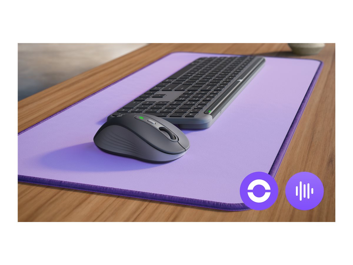 Комплект Мишка + Клавиатура Logitech Mouse and keyboard set Signature Slim MK950 for Business / 920-012508 Graphite - PN 920-012508
