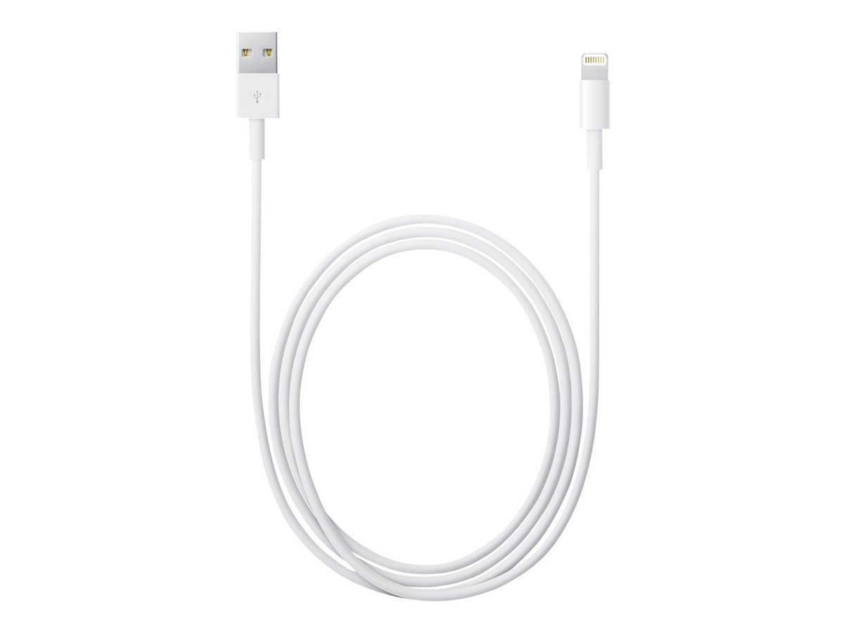 КАБЕЛ USB APPLE - USB към Lightning - 2,0 m - White - PN MD819ZM/A