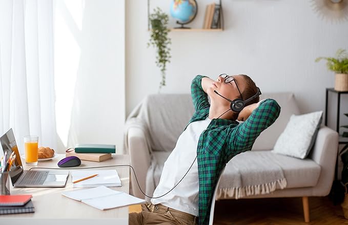 СЛУШАЛКИ LOGITECH H111 - Wired - Black - PN 981-000593