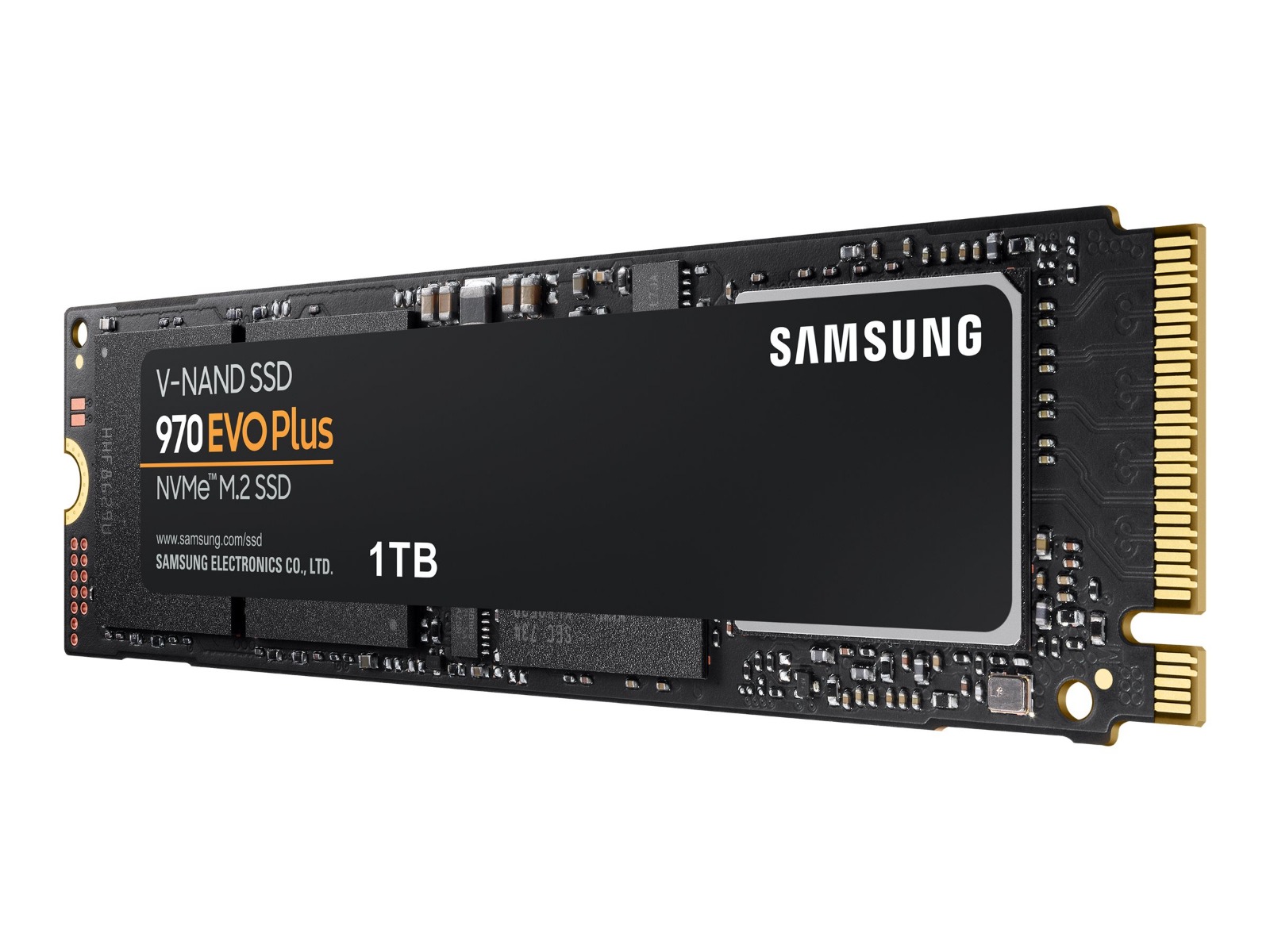 ВЪТРЕШЕН ТВЪРД ДИСК SAMSUNG SSD 970 EVO Plus - 1TB - M.2 2280 - PCIe 3.0 x4 NVMe - PN MZ-V7S1T0BW