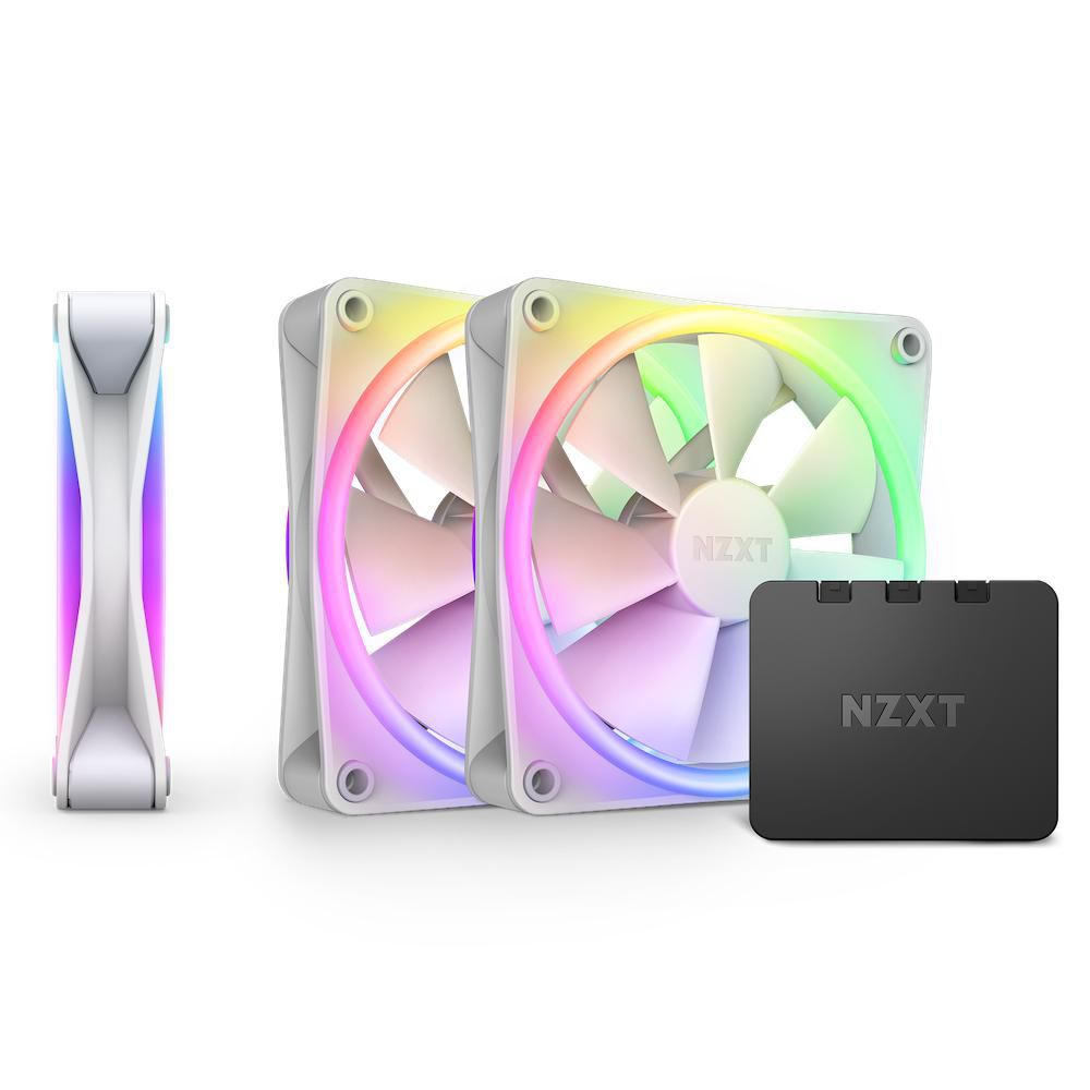 Вентилатор NZXT Fan F120 RGB Duo 3-Pack / RF-D12TF-W1 White - PN RF-D12TF-W1
