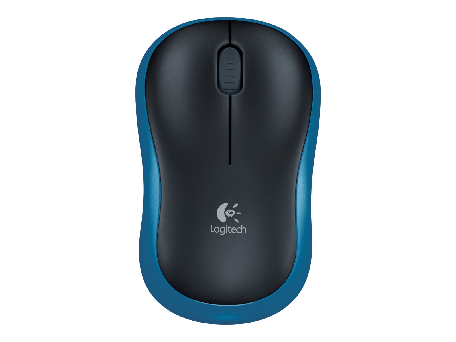 МИШКА LOGITECH M185 - Оптична / Optical - Wireless / Безжична - USB - Blue - PN 910-002236