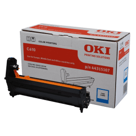 Барабанна касета за Oki C610DN/C610DTN/C610N/C610CDN - DRUM UNIT - 44315107 - Cyan - PN 44315107