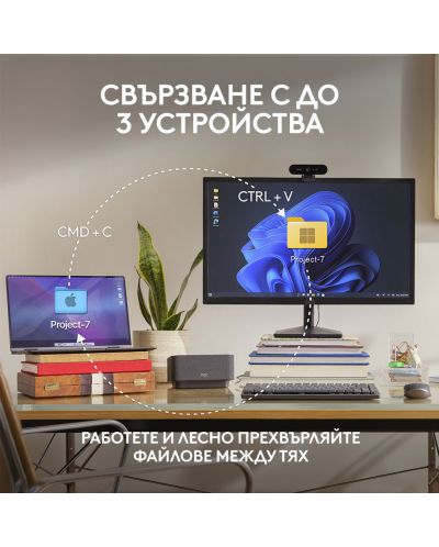 МИШКА LOGITECH MX Anywhere 3S - Wireless / Безжична - Graphite - PN 910-006929