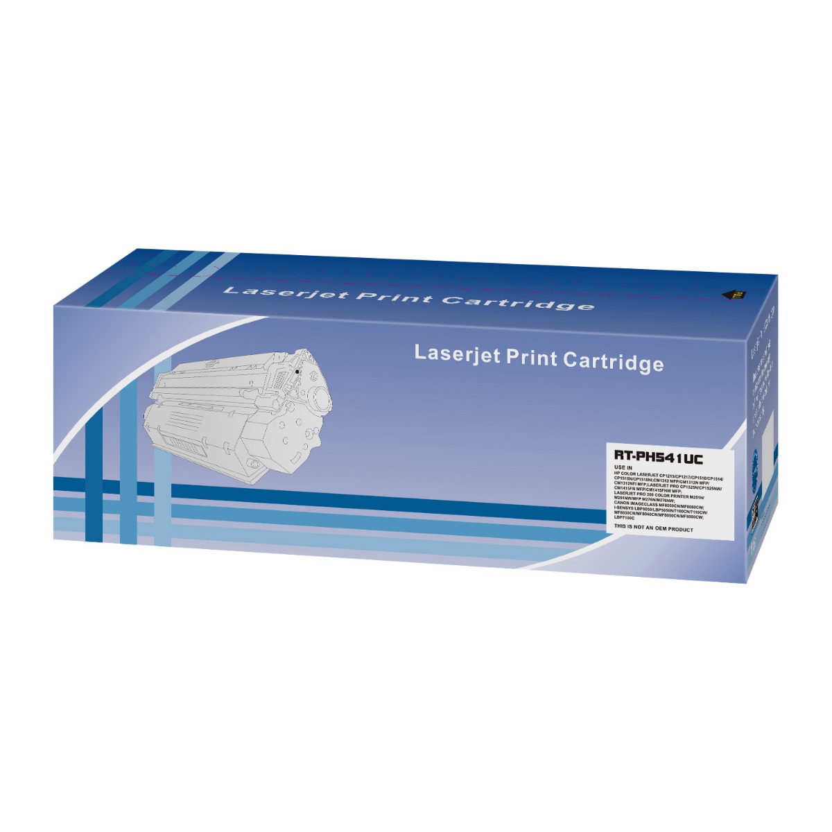 УНИВЕРСАЛНА КАСЕТА ЗА HP Color Laserjet CB541A/CE321A/CF211A/CANON CRG-716C (CRG716C)/CRG-731C (CRG731C) - Cyan - PN RT-PH541UC - BLUE BOX