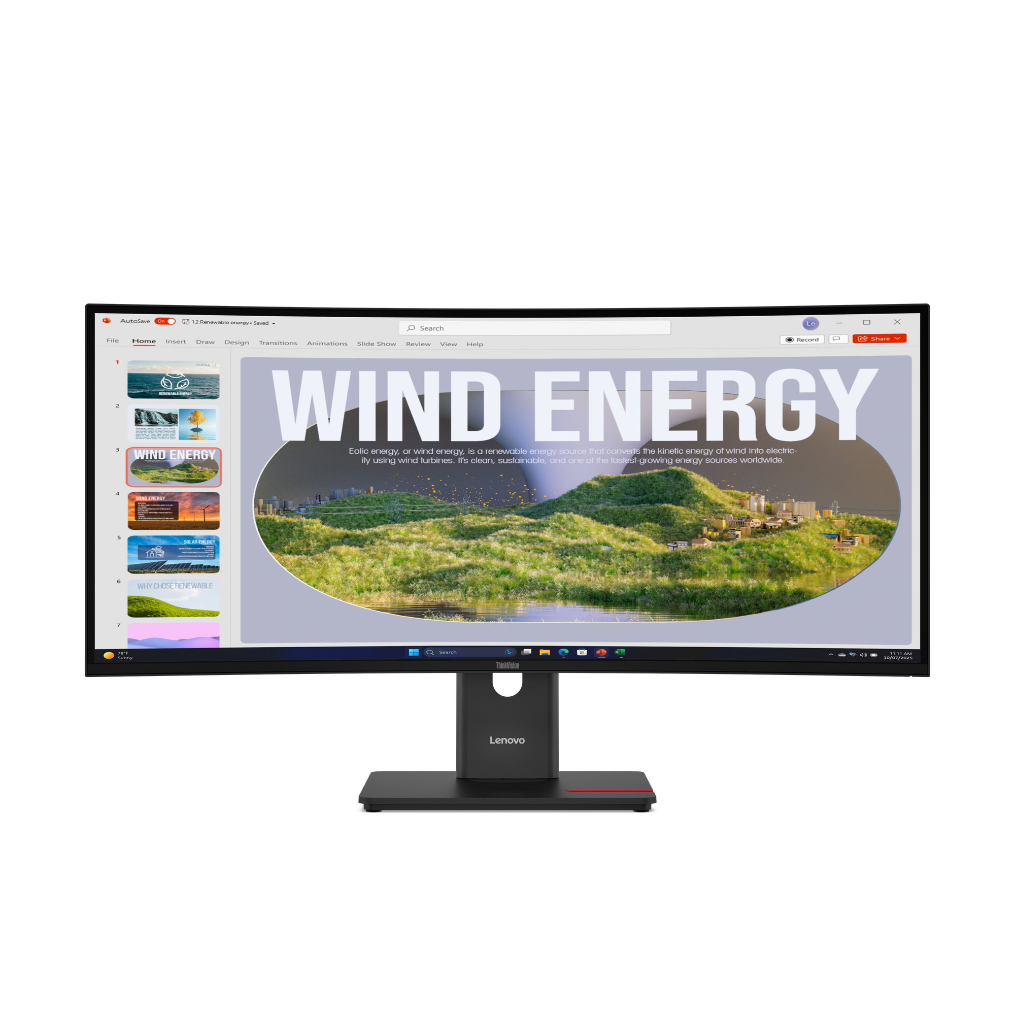 МОНИТОР Lenovo Monitor T34WD-40 / 64AEGAT1EU - Black - (34") - PN 64AEGAT1EU