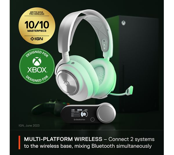 Гейминг слушалки SteelSeries Headset Arctis Nova Pro Xbox / 61525 White - PN 61525