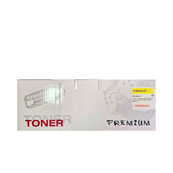 КАСЕТА ЗА HP Color Laserjet PRO M454dn/M454dw/MFP M479dw/M479fdn/M479fdw - HIGH CAPACITY - WITH CHIP / С ЧИП - /415X/ - Yellow - W2032X - PN HT-W2032X - NEOMAX