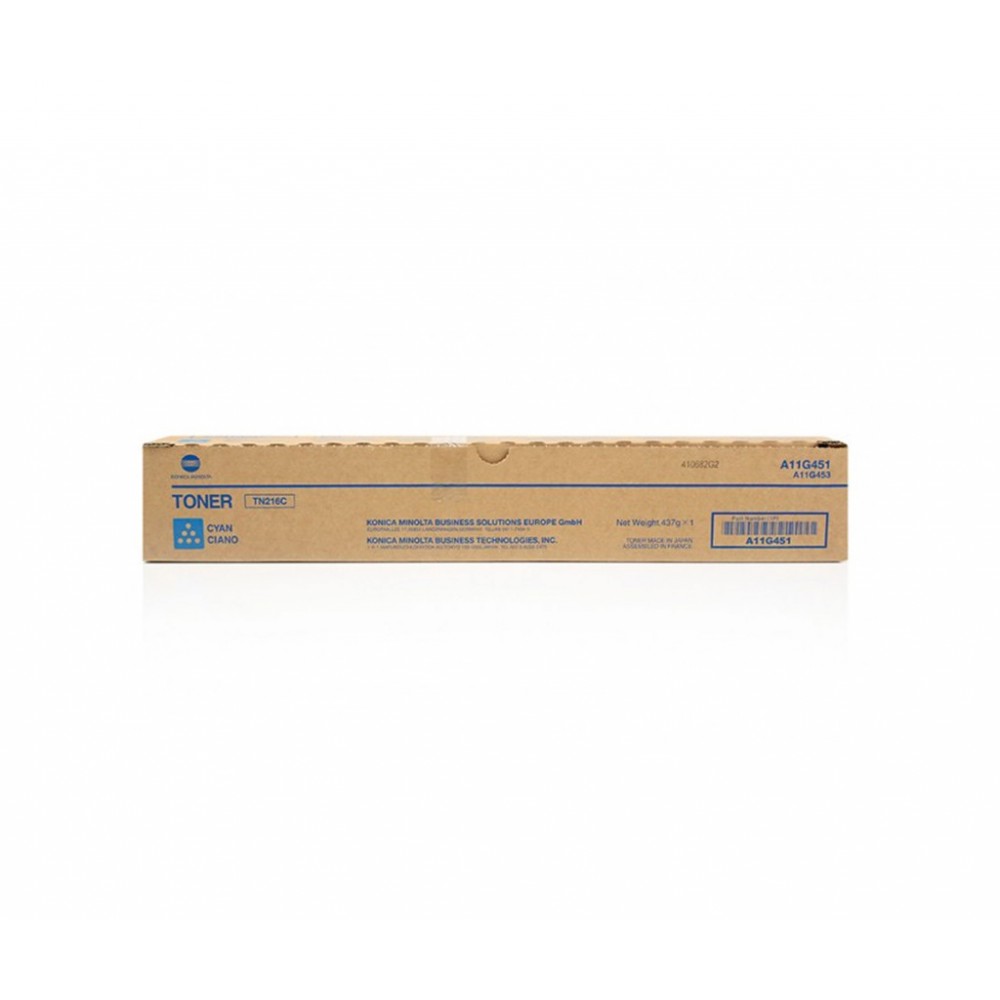 ТОНЕР КАСЕТА ЗА KONICA MINOLTA BIZHUB C220/C280 - Cyan - TN216C (TN-216C) -  PN A11G451