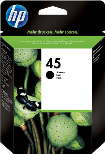 ГЛАВА ЗА HEWLETT PACKARD DeskJet 710C/720C/820Cxi/850C/815C/OfficeJet 1150C/1170C - Black - /45/ - PN 51645AE