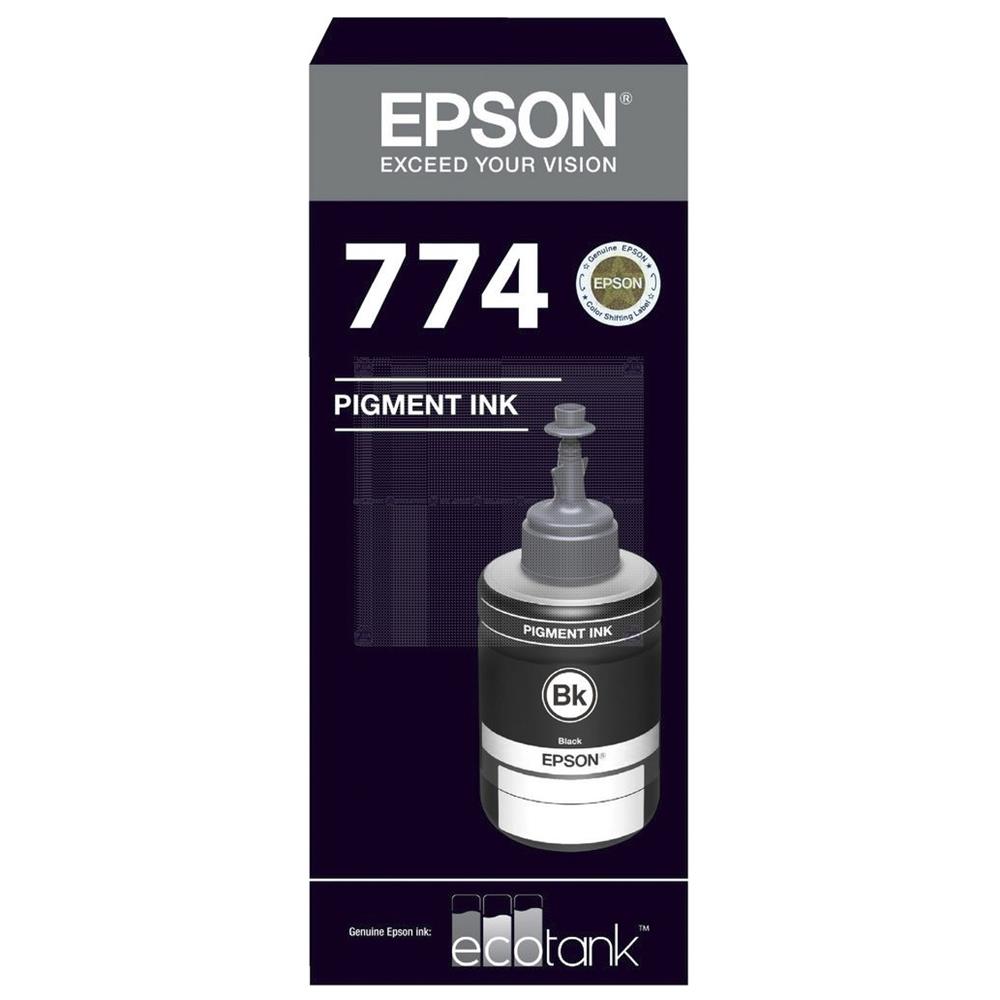 БУТИЛКА МАСТИЛО ЗА EPSON WorkForce M100/M105/M200/M205/L605/L655/L1455 - Pigment Black - Ink Bottle -  /774/ - PN C13T77414A