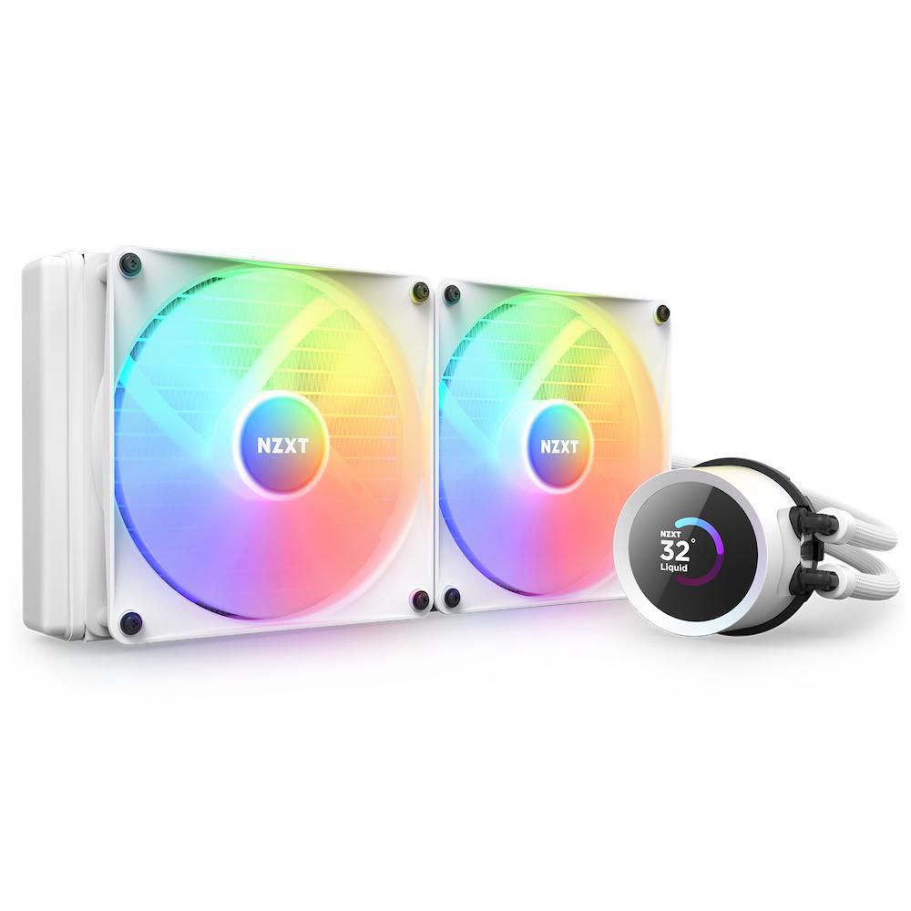 Вентилатор NZXT Water cooling Kraken 280 RGB / RL-KR280-W1 White - PN RL-KR280-W1