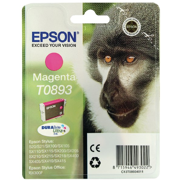 ГЛАВА ЗА EPSON STYLUS S20/SX 100/105/200/205/400/405/BX 300F - Magenta - PN C13T08934010