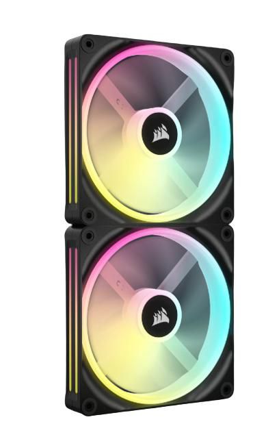 Вентилатор комплект 2бр. Corsair Fan iCUE LINK QX140 RGB / CO-9051004-WW Black - PN CO-9051004-WW