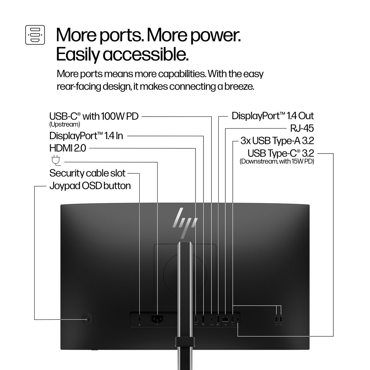 Монитор 24" HP Monitor 9D9V7AA / 9D9V7AA#ABB Silver/Black - PN 9D9V7AA#ABB