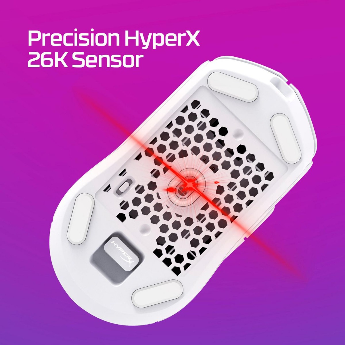 Гейминг мишка HyperX Mouse Pulsefire Haste 2 / 6N0A9AA White - PN 6N0A9AA