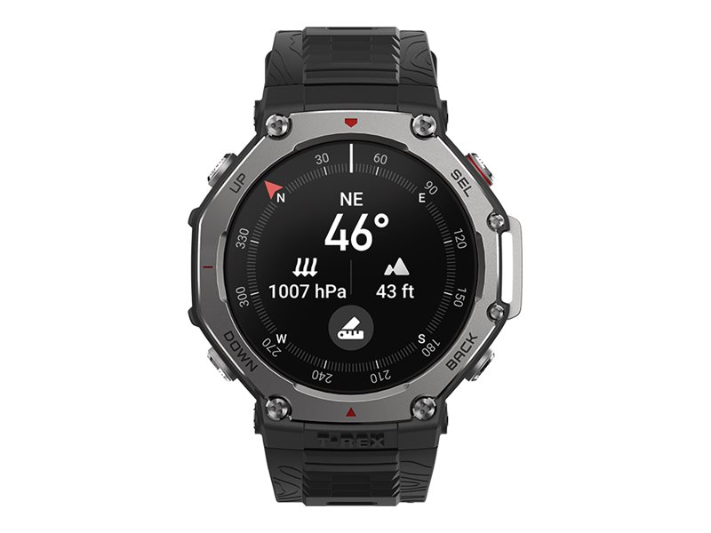Смарт часовник Amazfit Wearable T-Rex 3 48mm / W2323GL1N Black/Grey - PN W2323GL1N