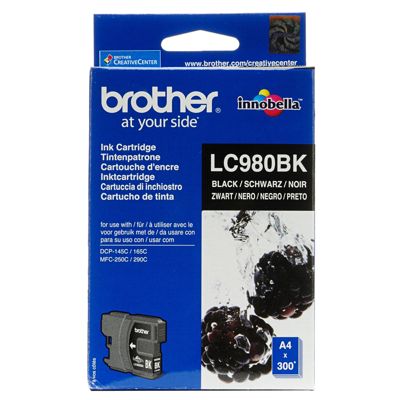 ГЛАВА ЗА BROTHER MFC 250C/290C/DCP 145C/165C - Black - PN LC980BK (LC-980BK)