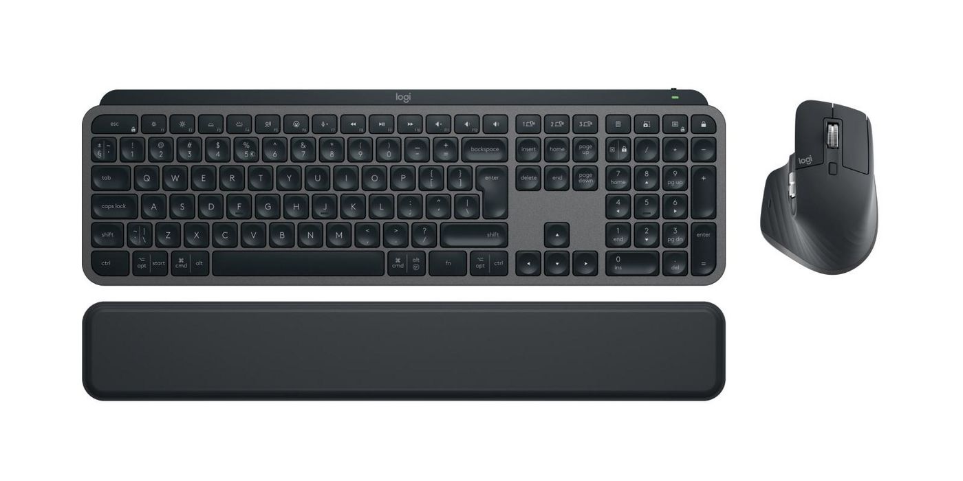 Комплект МИШКА + КЛАВИАТУРА Logitech Mouse and keyboard set MX Keys S / 920-011614 - Black - PN 920-011614