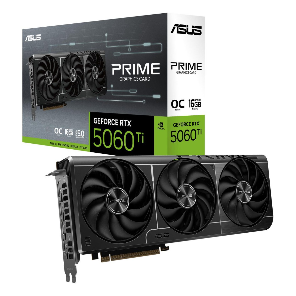 Видеокарта ASUS Graphics card PRIME RTX5060TI O16G - PN 90YV0MH2-M0NA00
