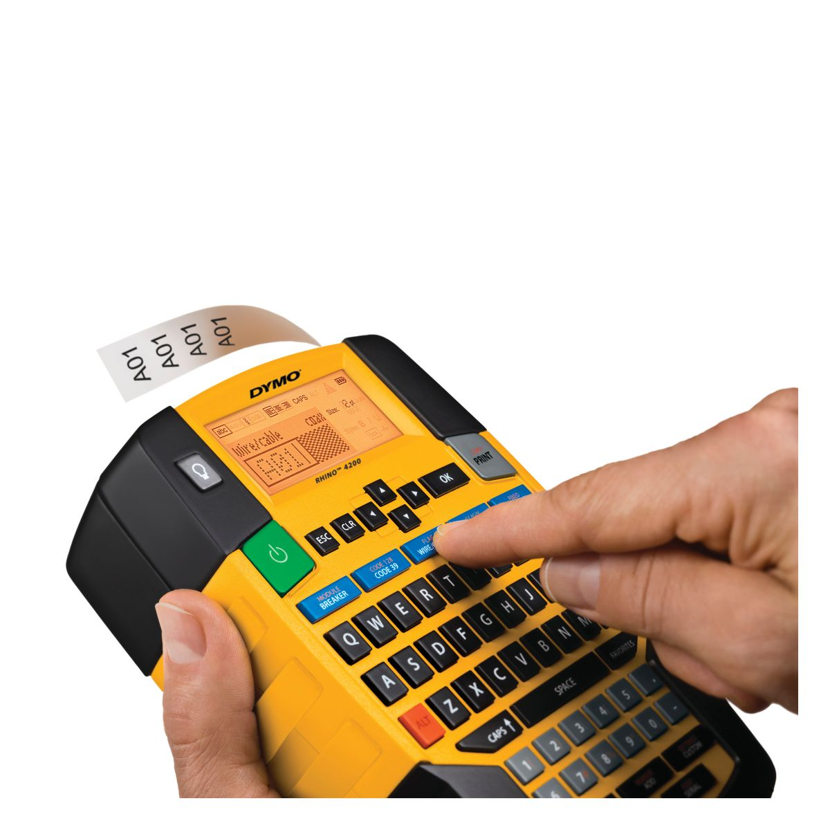 Професионален етикетен принтер Dymo Label printer RH4200K / 1852998 Yellow - PN 1852998