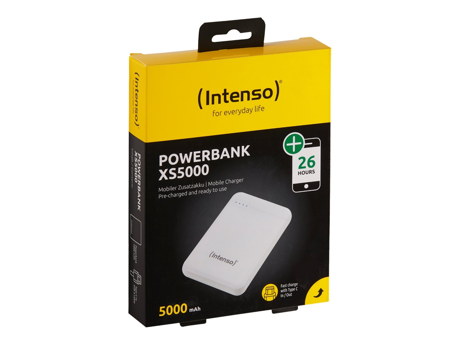 ВЪНШНА БАТЕРИЯ Intenso power bank XS5000 - 5000 mAh - PN 7313522