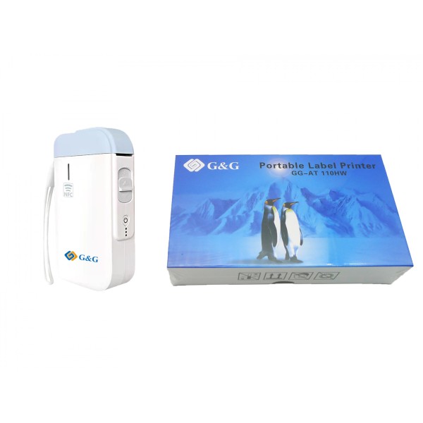 ЕТИКЕТЕН ПРИНТЕР GG-AT-110HW - PORTABLE LABEL PRINTER G&G - PN GG-AT-110HW (GGAT-110HW) (GGAT110HW)