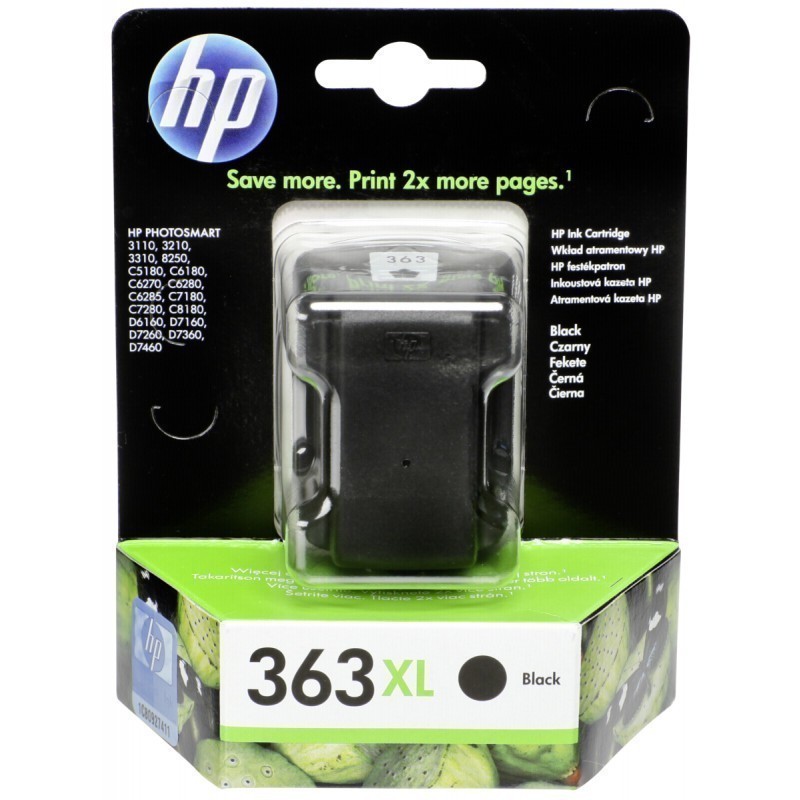 ГЛАВА ЗА  HEWLETT PACKARD PS 8250/PS 3210 AiO/3310 AiO - HIGH CAPACITY - Black - /363XL/ - PN C8719EE