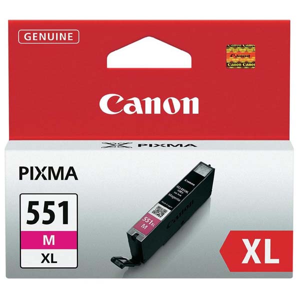 ГЛАВА ЗА CANON PIXMA IP 7250/PIXMA MG 5450/6350 - Magenta - ink tank - HIGH CAPACITY - /551/ - CLI-551XLM (CLI551XLM) - PN 6445B001