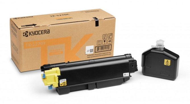 Тонер касета за Kyocera ECOSYS M6630cidn/M6230cidnt/M6230cidn/P6230cdn - Toner - TK-5270Y (TK5270Y) / 1T02TVANL0 - Yellow - PN 1T02TVANL0