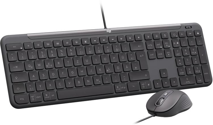 Комплект Мишка + Клавиатура Logitech Mouse and keyboard set Signature Slim Combo MK620 US / 920-013349 Graphite - PN 920-013349