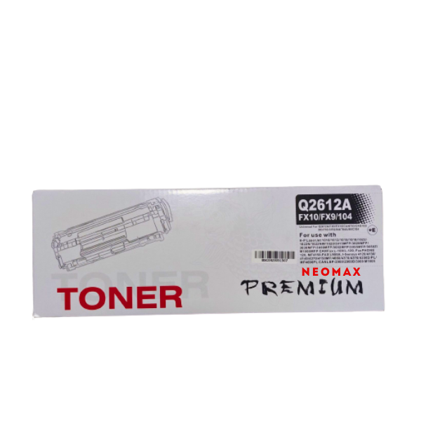УНИВЕРСАЛНА КАСЕТА ЗА HP Laserjet 1010 - HP Q2612A/CANON CRG-703 (CRG703)/FX-10 (FX10)/FX-9 (FX9) - Black - PN HT-Q2612A - NEOMAX