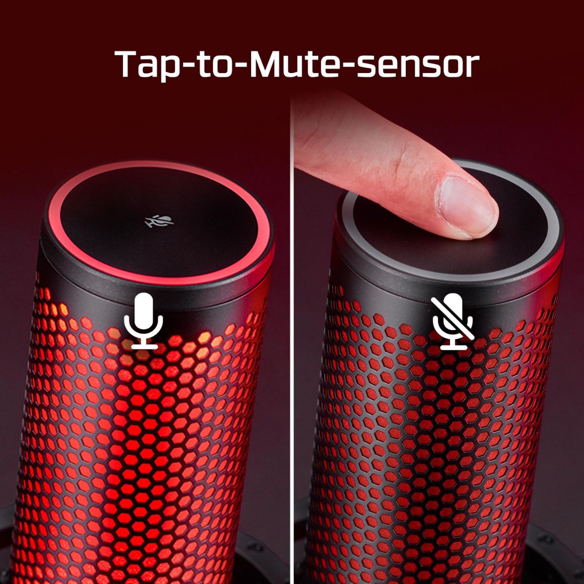 Микрофон HyperX Microphone QuadCast 2 / 872V1AA Red/Black - PN 872V1AA