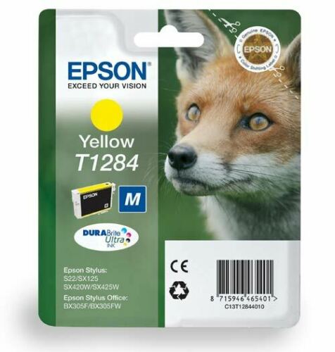 ГЛАВА ЗА EPSON STYLUS S22/SX 125/130/230/235/420W/425W/430W/435W/438W/440W/BX 305F - Yellow - PN C13T12844010
