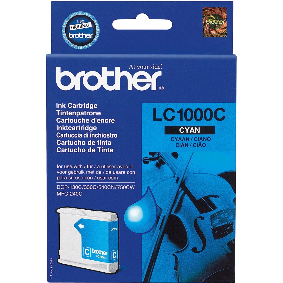 ГЛАВА ЗА BROTHER MFC 240C/440C/465/660/680/845/885/DCP 130C/330/350/540/560/750/770 - Cyan - PN LC1000C (LC-1000C)